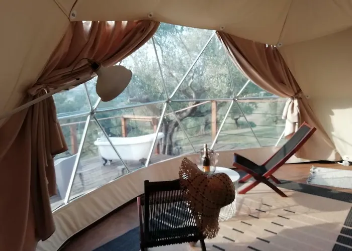 Cerchio Del Desiderio Glamping Retreat Luxuszelt *