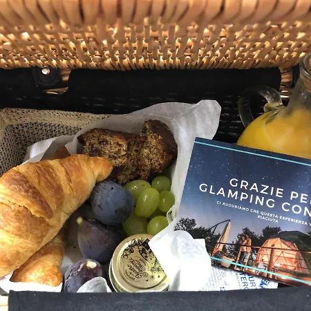 Cerchio Del Desiderio Glamping Retreat אוהל מפואר *
