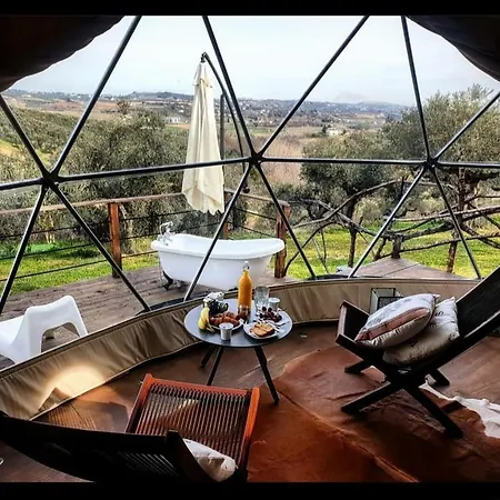 אוהל מפואר Cerchio Del Desiderio Glamping Retreat