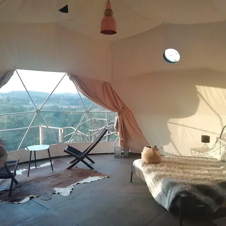 Cerchio Del Desiderio Glamping Retreat אוהל מפואר *