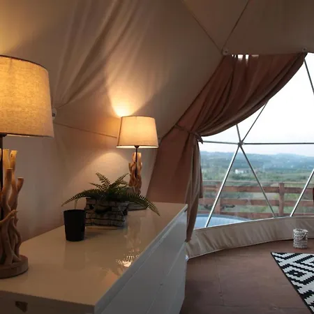 אוהל מפואר Cerchio Del Desiderio Glamping Retreat פסקרה