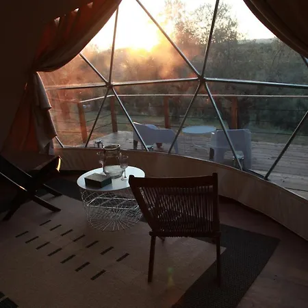 אוהל מפואר Cerchio Del Desiderio Glamping Retreat פסקרה