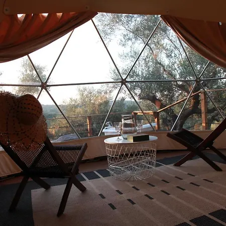 Cerchio Del Desiderio Glamping Retreat אוהל מפואר *